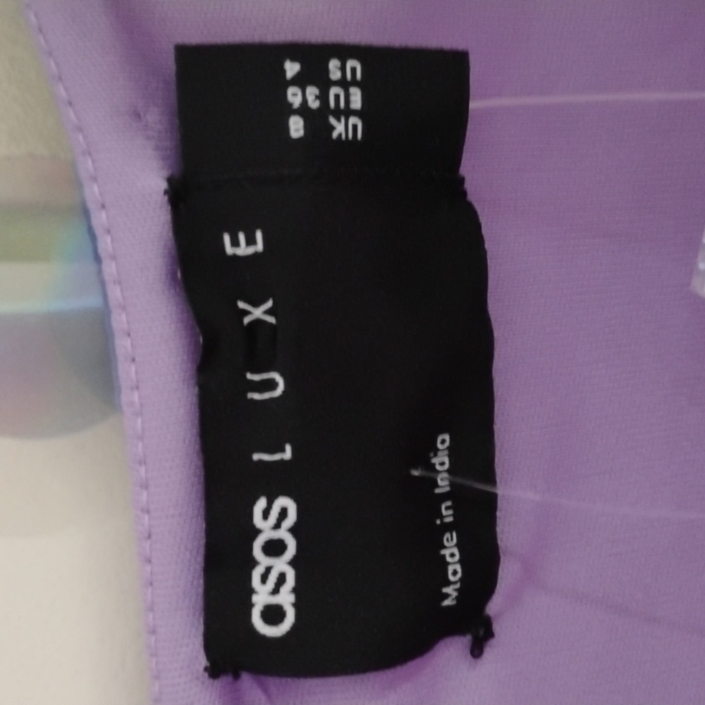 ASOS LUXE 4 SEQUIN TUXEDO MINI DRESS - Picture 7 of 12
